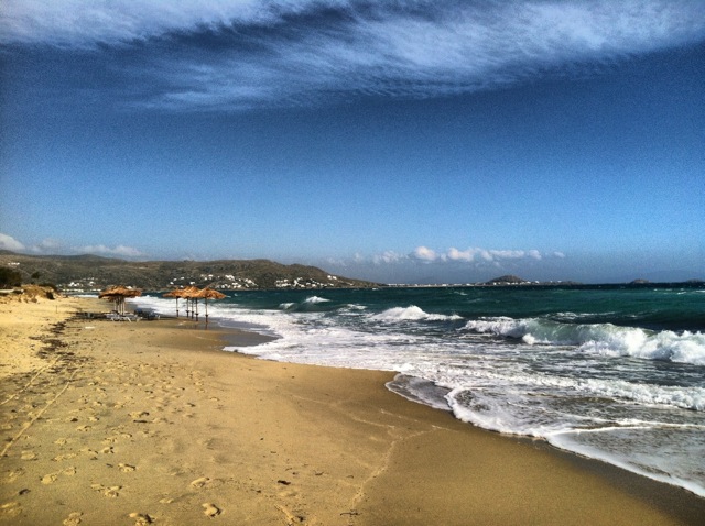 Beach on Naxos